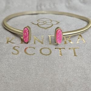 Kendra Scott Gold Bracelet with Pink Accents